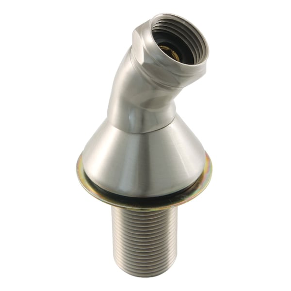Deck Mount Hand Shower Holder for Roman Tub Faucet, Brushed Nickel
